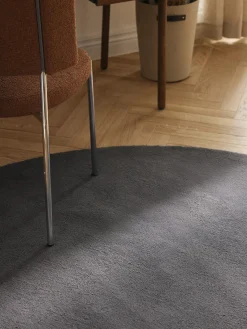 Westwing Collection Alfombra redonda de algodón artesanal Lora^ Redonda|Alfombras Rectangulares