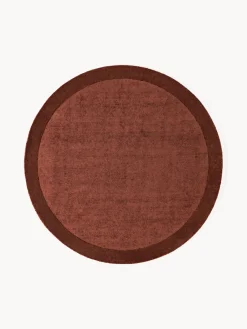 Westwing Collection Alfombra redonda de pelo corto Kari^ Redonda|Alfombras Rectangulares