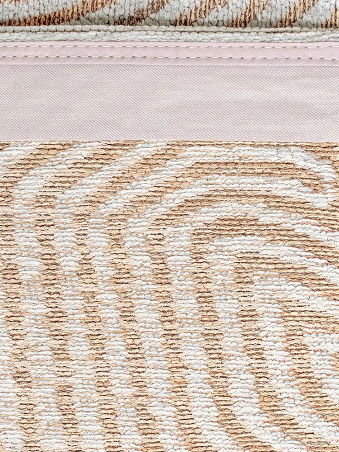 Louis de Poortere Alfombra redonda de tejido plano Coral