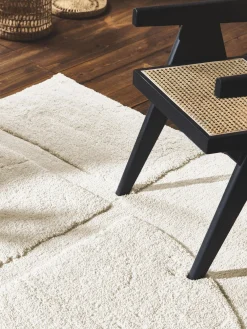 Westwing Collection Alfombra texturizada de pelo largo Jade^ Rectangular|Alfombras Rectangulares