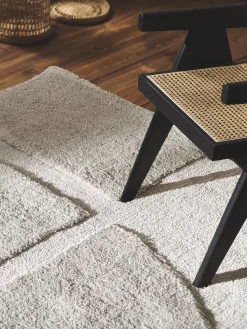 Westwing Collection Alfombra texturizada de pelo largo Jade^ Rectangular|Alfombras Rectangulares