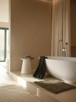 Westwing Collection Alfombrilla de baño con diseño de lazo Brady^ Alfombras De Baño|Mantas