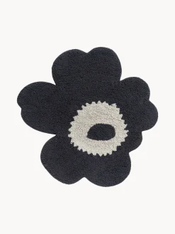 Marimekko Alfombrilla de baño de algodón antideslizante Unikko^ Alfombras De Baño|Mantas