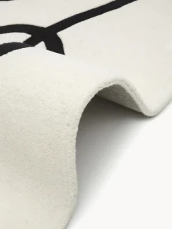 Westwing Collection Alfrombra artesanal de lana Line^ Rectangular|Alfombras Rectangulares