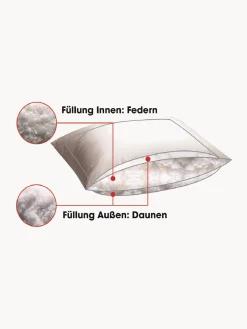 Westwing Collection Almohada 3 cámaras Premium, firmeza alta^ Mantas|Almohadas