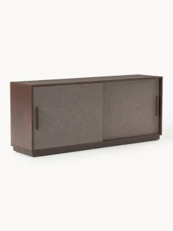 Westwing Collection Aparador de madera con frente tapizado Wisp