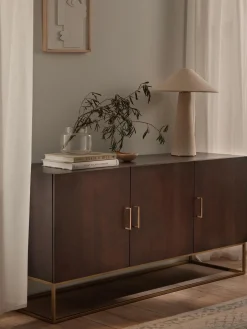 Westwing Collection Aparador de madera de mango Lyle