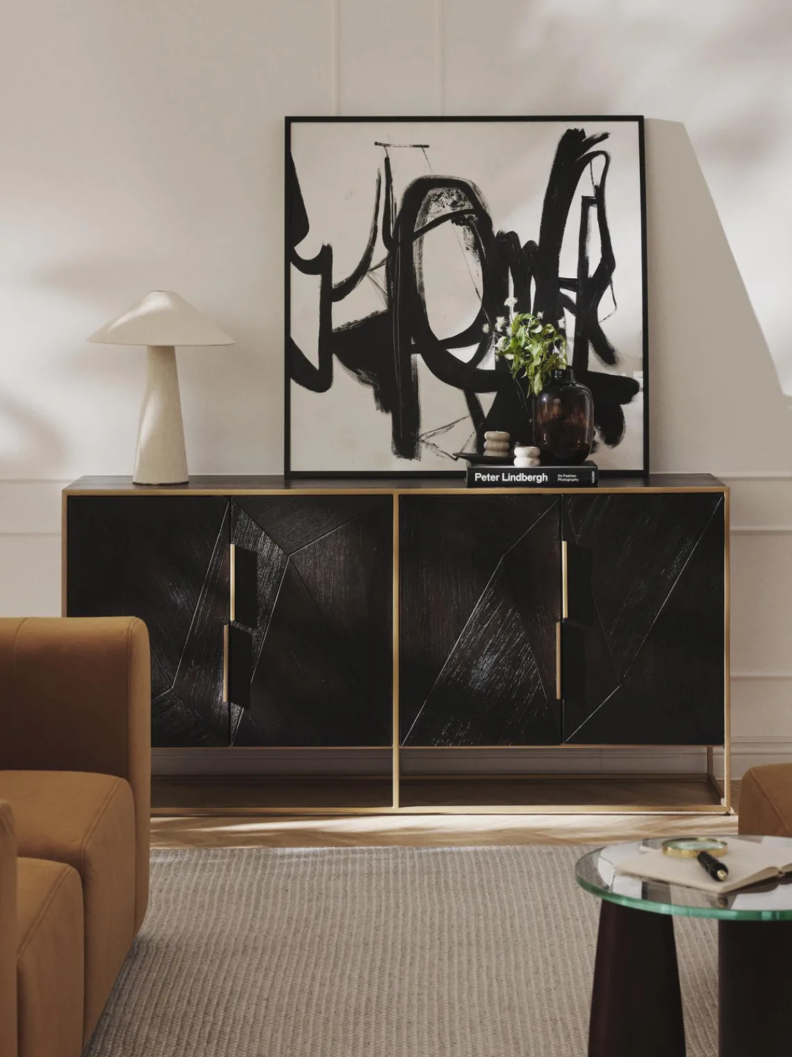 Westwing Collection Aparador de madera de mango maciza Harry^ Aparadores