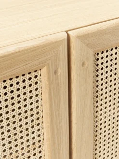 Westwing Collection Aparador de madera de roble con tejido vienés Jolie^ Aparadores