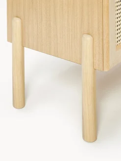 Westwing Collection Aparador de madera de roble con tejido vienés Jolie^ Aparadores