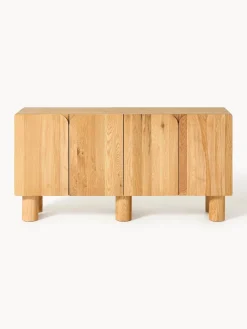 Westwing Collection Aparador de madera de roble Cadi