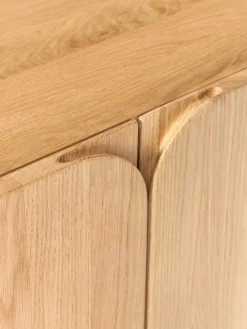 Westwing Collection Aparador de madera de roble Cadi