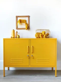 Niños Mustard Made Aparador de metal The Lowdown