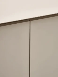 Westwing Collection Aparador de mármol y metal Bruce