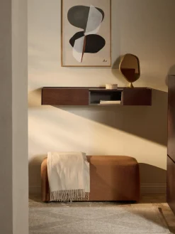 Westwing Collection Aparador de pared de madera Larsen^ Mesas Consola|Consolas