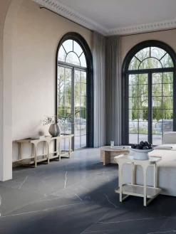 Westwing Collection Aparador en look travertino Bella