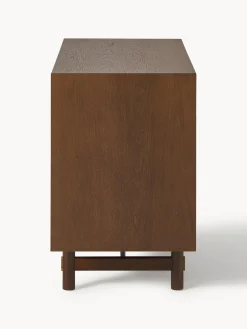 Westwing Collection Aparador pequeño de madera de roble Diana
