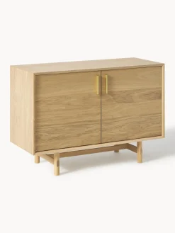 Westwing Collection Aparador pequeño de madera de roble Diana^ Aparadores