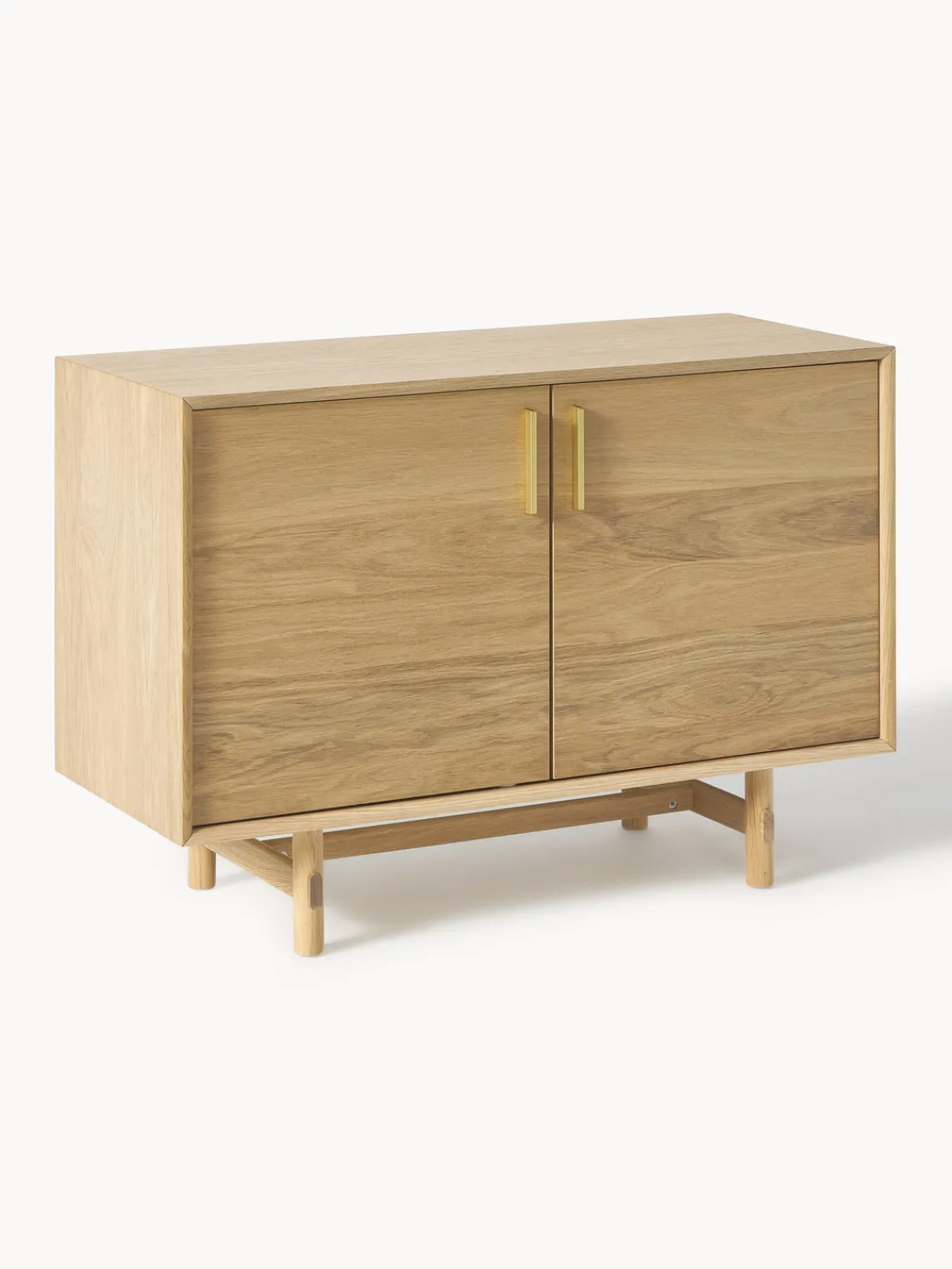 Westwing Collection Aparador pequeño de madera de roble Diana^ Aparadores