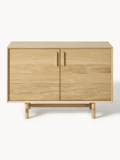 Westwing Collection Aparador pequeño de madera de roble Diana^ Aparadores