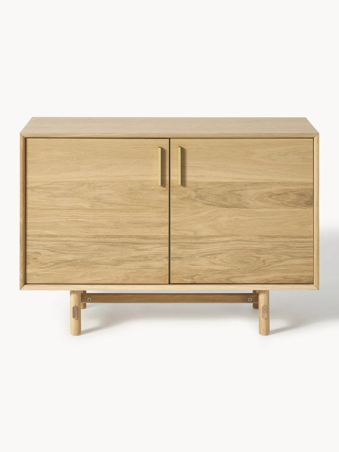 Westwing Collection Aparador pequeño de madera de roble Diana^ Aparadores