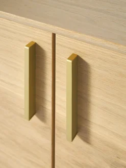 Westwing Collection Aparador pequeño de madera de roble Diana^ Aparadores