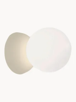 Nova Luce Aplique / Plafón pequeño de hormigón y vidrio Zero^ Apliques|Lámparas De Techo