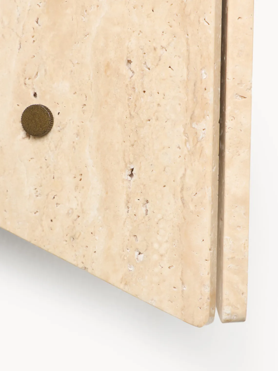 Westwing Collection Aplique de travertino Kleo