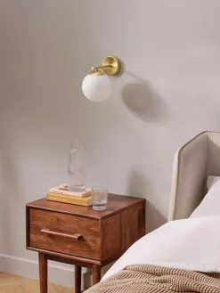 Westwing Collection Aplique de vidrio opalino Atlanta^ Apliques|Lámparas De Techo