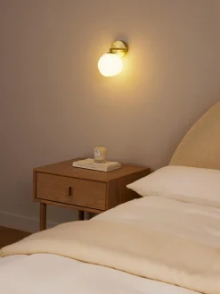 Westwing Collection Aplique de vidrio opalino Josie