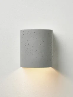 Westwing Collection Aplique LED de hormigón para exterior Kyra^ Apliques De Pared De Exterior|Apliques De Pared De Exterior