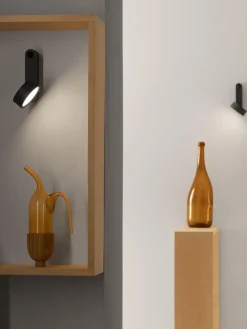 Martinelli Luce Aplique pequeño LED Toggle, pantalla orientable