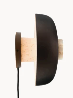 Audo Copenhagen Aplique regulable de travertino Reverse^ Apliques|Lámparas De Techo