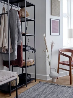 Bloomingville Armario de metal Valde^ Armarios Abiertos|Percheros De Pie