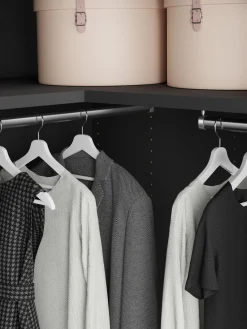 Westwing Collection Armario esquinero modular Simone, 2 puertas (115 cm)^ Armarios Esquineros|Armarios Modulares