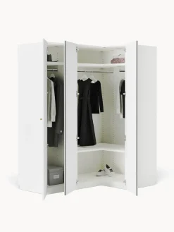 Westwing Collection Armario esquinero modular Charlotte, 3 puertas (165 cm), diferentes variantes