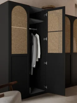 Westwing Collection Armario modular Jeanne, 4 puertas (250 cm), diferentes opciones