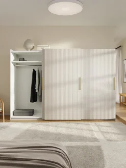 Westwing Collection Armario modular Simone, 3 puertas correderas (300 cm), diferentes variantes^ Armarios Con Puerta Corredera|Armarios Modulares