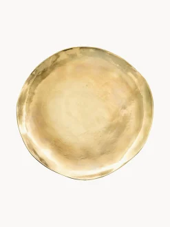 Bitossi Home Bajoplato de porcelana artesanal con borde irregular dorado Edge^ Vajillas Completas|Menaje De Mesa