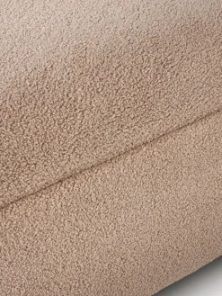 Westwing Collection Banco de borreguillo con espacio de almacenamiento Benji