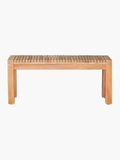 Jan Kurtz Banco de jardín de madera de teca Samoa, 130 cm