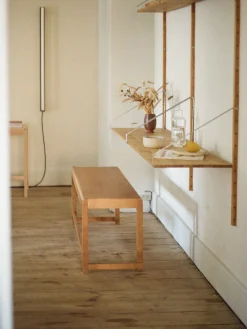 FRAMA Banco de madera de abedul 01^ Bancos|Bancos