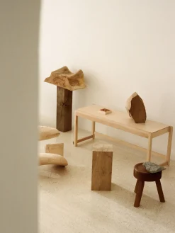 FRAMA Banco de madera de abedul 01^ Bancos|Bancos