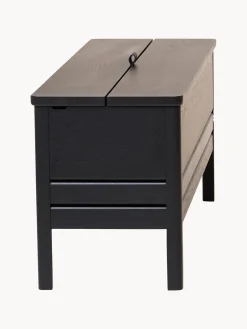 Form & Refine Banco de madera de roble con espacio de almacenaje A Line^ Bancos|Bancos