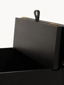 Form & Refine Banco de madera de roble con espacio de almacenaje A Line