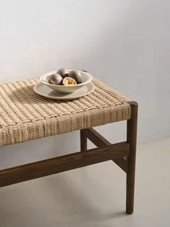 Banco de madera de roble Zaide