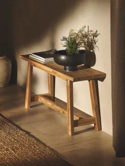 Westwing Collection Banco de madera de teca Lawas^ Bancos|Bancos