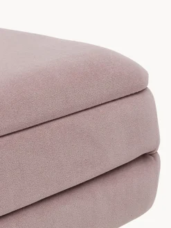 Bizzotto Banco de terciopelo con espacio de almacenamiento Pavlina^ Bancos|Bancos