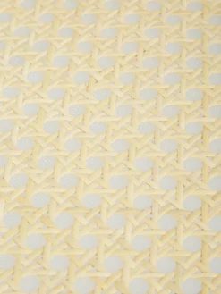 Westwing Collection Banco madera con tejido vienés Franz