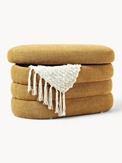 Westwing Collection Banco pequeño tapizado con espacio de almacenamiento Alto^ Bancos|Bancos